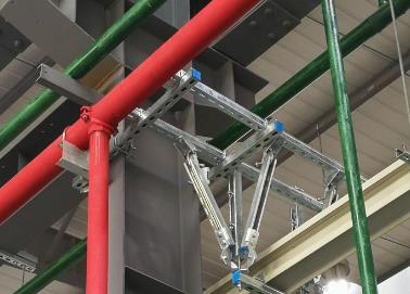 湘阴该抗震支架的整体式支吊架结构协调性好